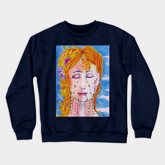 Facial Lymph Nodes Crewneck Sweatshirt by DesignVerse Tees